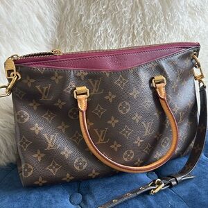 LOUIS VUITTON Monogram Pallas Grape
